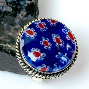 Millefiori Glass Ring